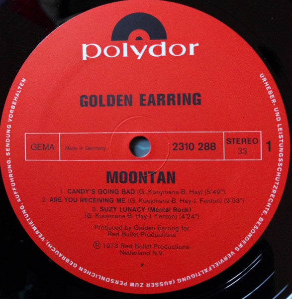 Golden Earring : Moontan (LP, Album, Gat)