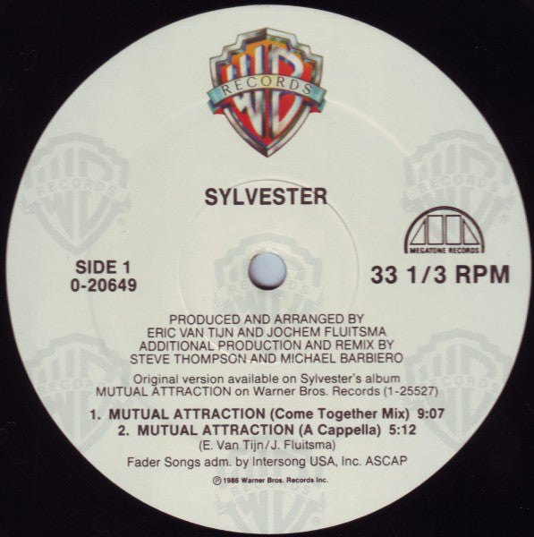 Sylvester : Mutual Attraction (12", Maxi)