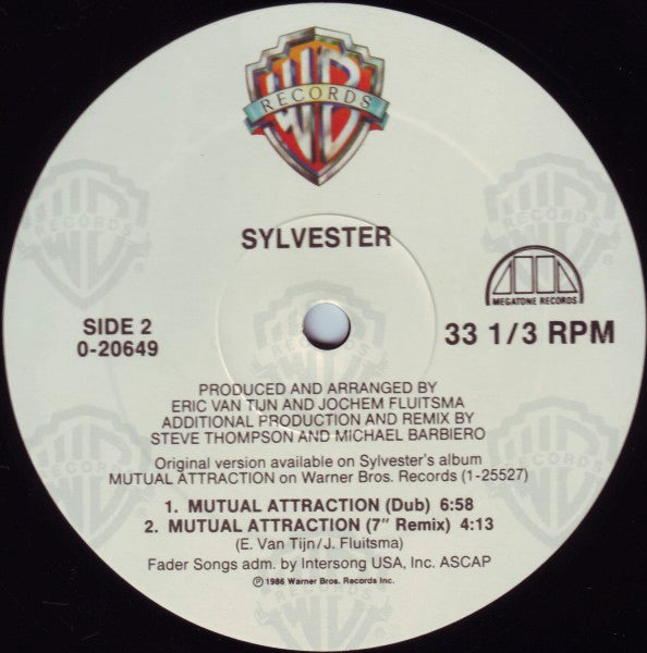 Sylvester : Mutual Attraction (12", Maxi)