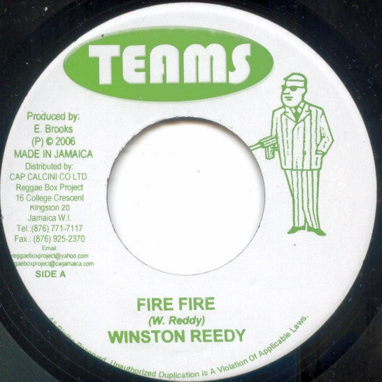 Winston Reedy ~ Fire Fire (Vinyl) - Djungel & Jazz