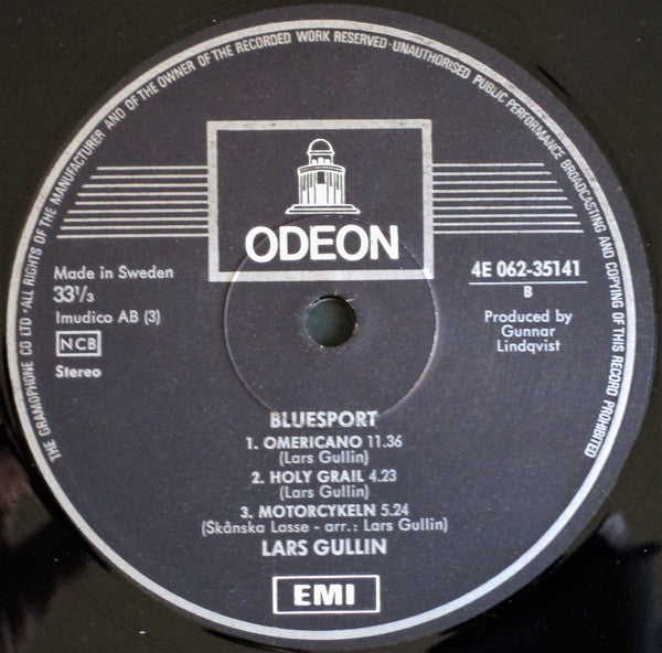 Lars Gullin ~ Bluesport (Vinyl) - Djungel & Jazz