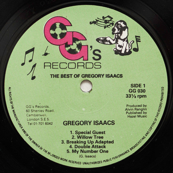 Gregory Isaacs : The Best Of Gregory Isaacs (LP, Album, RE)