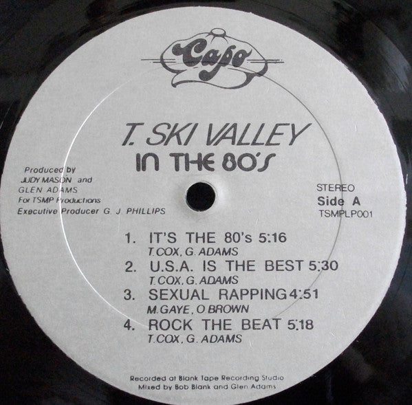 T-Ski Valley ~ In The 80's (Vinyl) - Djungel & Jazz