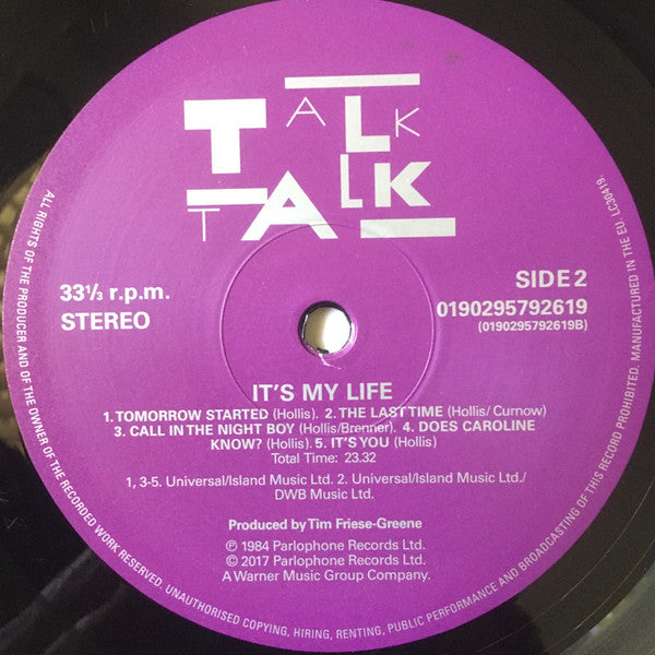 Talk Talk ~ It's My Life (Vinyl) - Djungel & Jazz