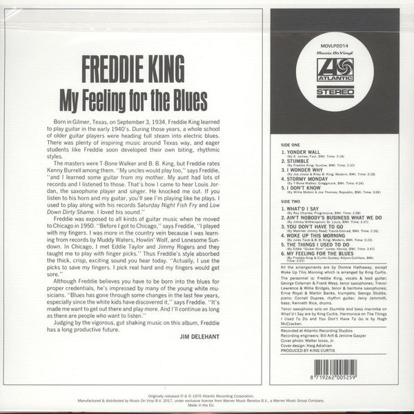 Freddie King ~ My Feeling For The Blues (Vinyl) - Djungel & Jazz