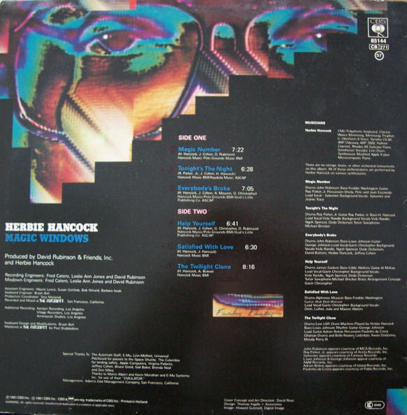 Herbie Hancock : Magic Windows (LP, Album)