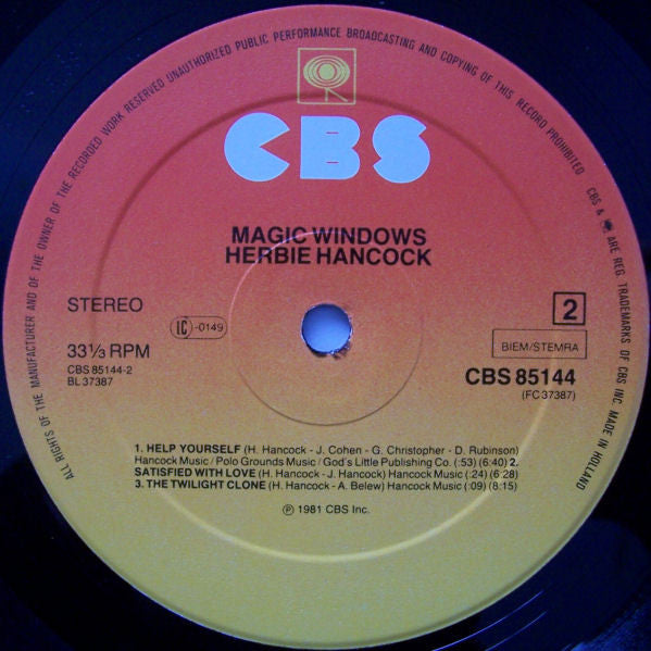 Herbie Hancock : Magic Windows (LP, Album)