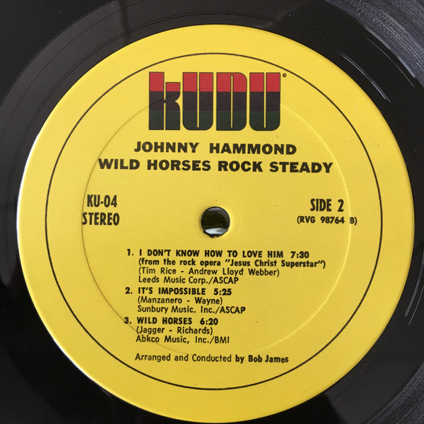 Johnny Hammond : Wild Horses Rock Steady (LP, Album)