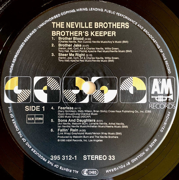 The Neville Brothers ~ Brother's Keeper (Vinyl) - Djungel & Jazz