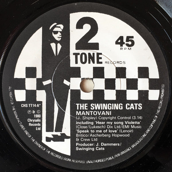 The Swinging Cats : Mantovani / Away (7", Single)