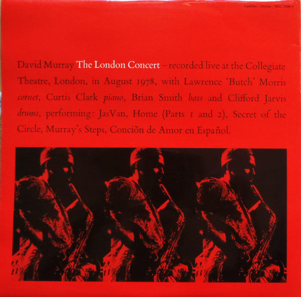 David Murray ~ The London Concert (Vinyl) - Djungel & Jazz