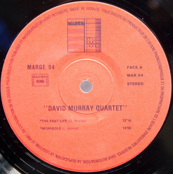 David Murray ~ Let The Music Take You (Vinyl) - Djungel & Jazz