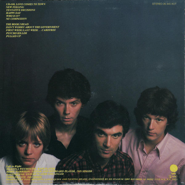 Talking Heads ~ Talking Heads: 77 (Vinyl) - Djungel & Jazz