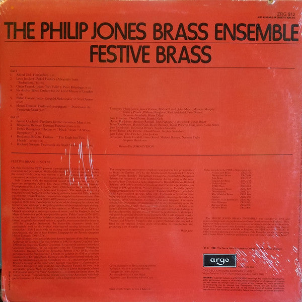 Philip Jones Brass Ensemble ~ Festive Brass (Vinyl) - Djungel & Jazz