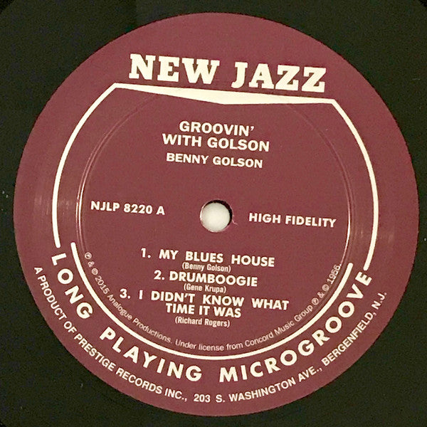 Benny Golson - Groovin' With Golson (Vinyl)