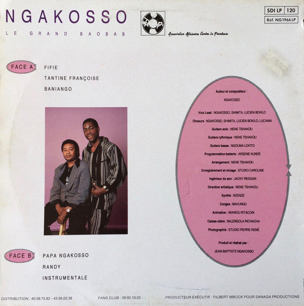 Ngakosso Le Grand Baobab ~ Fifie (Vinyl) - Djungel & Jazz