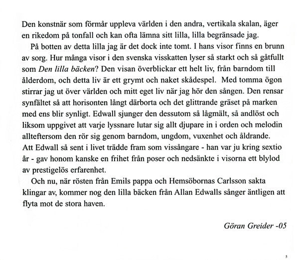 Allan Edwall ~ Alla Allans Visor (Vinyl) - Djungel & Jazz