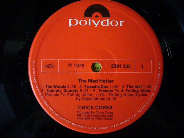Chick Corea ~ The Mad Hatter (Vinyl) - Djungel & Jazz