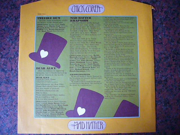 Chick Corea ~ The Mad Hatter (Vinyl) - Djungel & Jazz