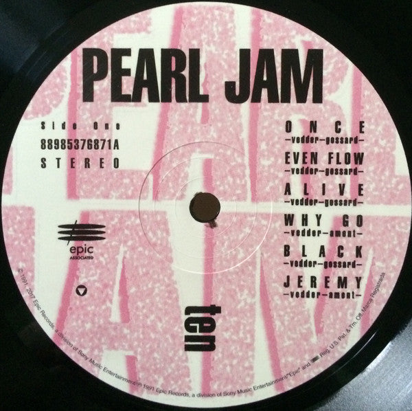 Pearl Jam ~ Ten (Vinyl) - Djungel & Jazz