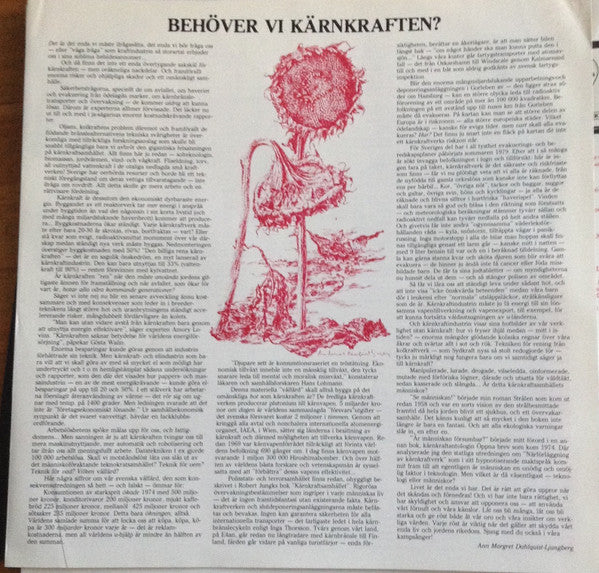 Various : Nej Till Kärnkraft! (LP, Album)