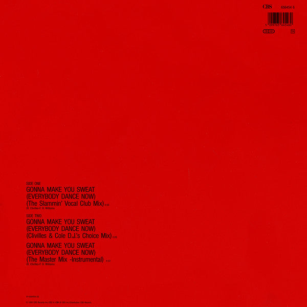 C & C Music Factory Featuring Freedom Williams ~ Gonna Make You Sweat (Everybody Dance Now) (Vinyl) - Djungel & Jazz