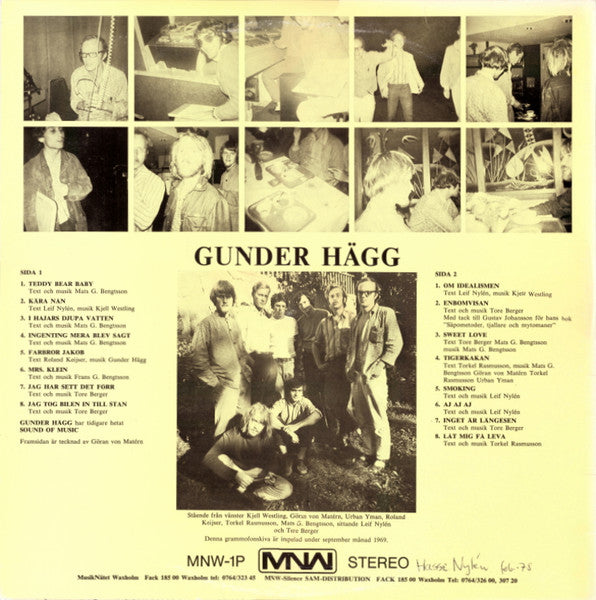 Gunder Hägg ~ Tigerkaka (Vinyl) - Djungel & Jazz