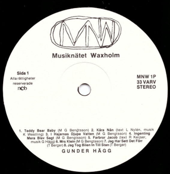 Gunder Hägg ~ Tigerkaka (Vinyl) - Djungel & Jazz