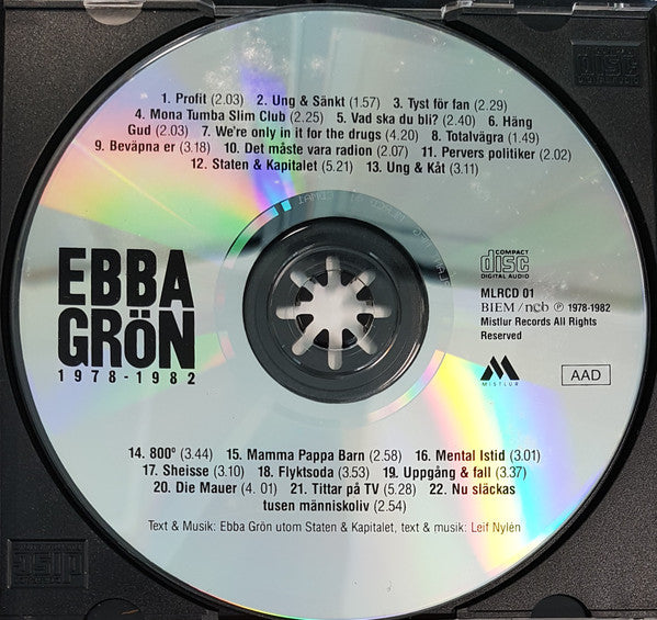 Ebba Grön ~ 1978-1982 (Vinyl) - Djungel & Jazz