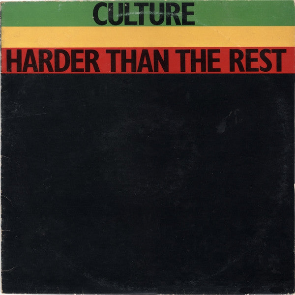 Culture : Harder Than The Rest (LP, Album, Ast)