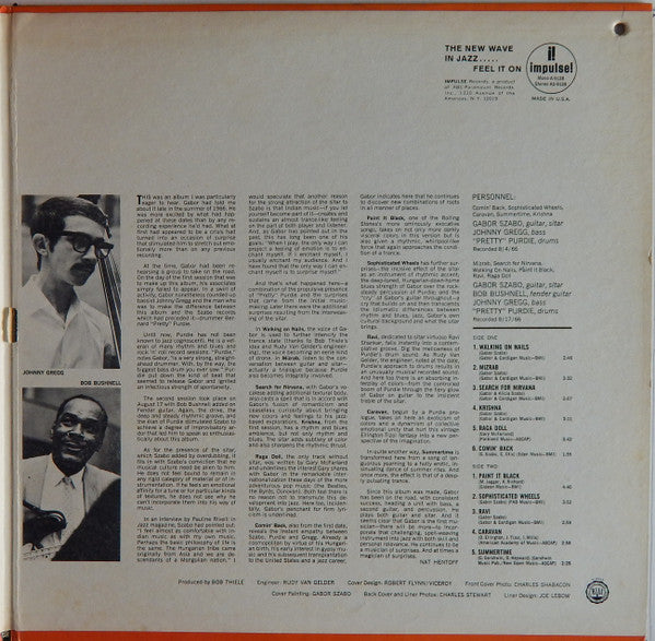 Gabor Szabo ~ Jazz Raga (Vinyl) - Djungel & Jazz
