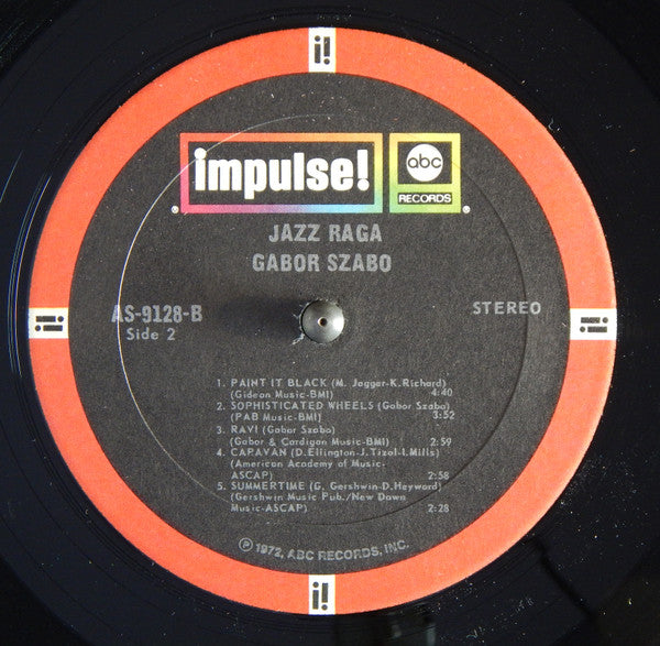 Gabor Szabo ~ Jazz Raga (Vinyl) - Djungel & Jazz