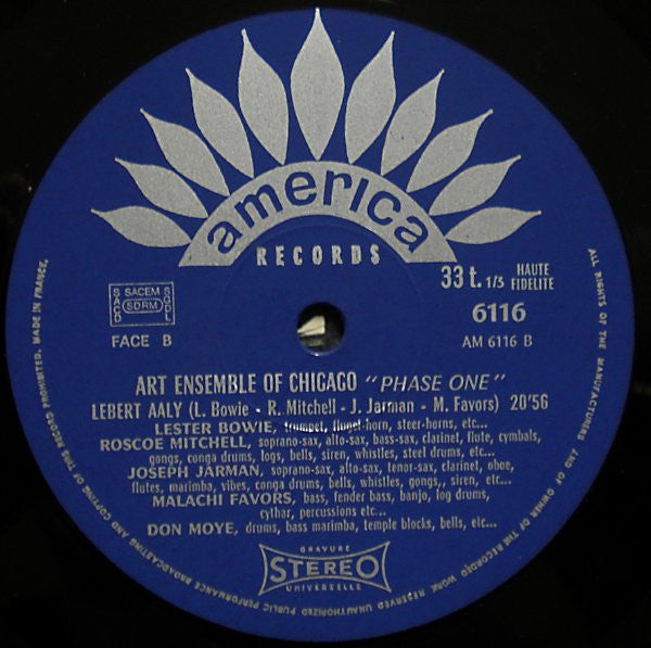 Art Ensemble Of Chicago ~ Phase One (Vinyl) - Djungel & Jazz