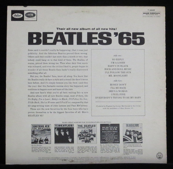 The Beatles ~ Beatles '65 (Vinyl) - Djungel & Jazz