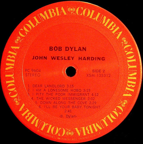 Bob Dylan ~ John Wesley Harding (Vinyl) - Djungel & Jazz