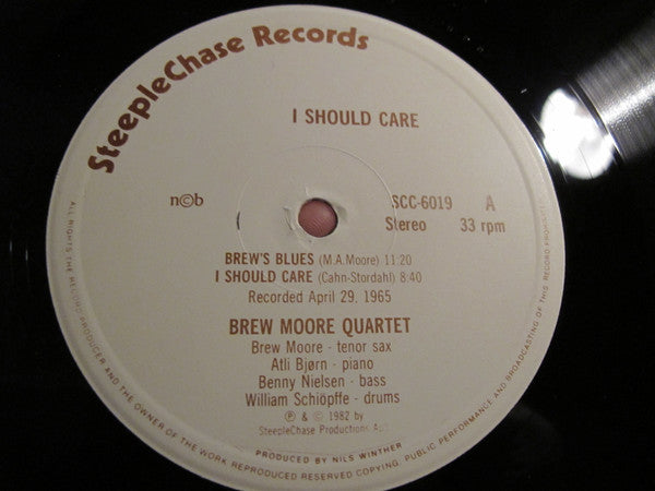 Brew Moore Quartet ~ I Should Care (Vinyl) - Djungel & Jazz