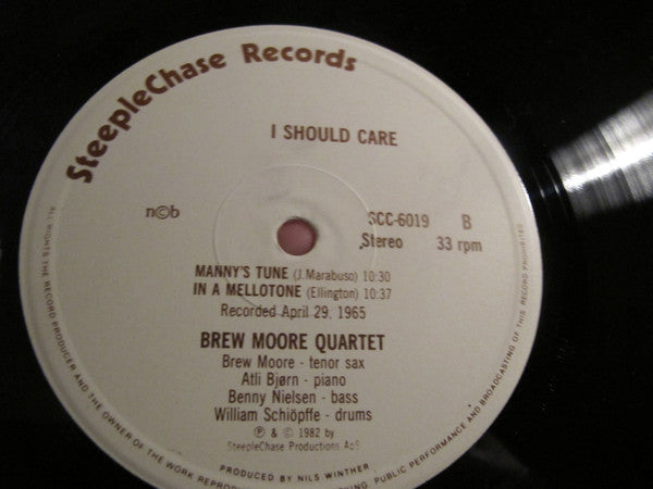 Brew Moore Quartet ~ I Should Care (Vinyl) - Djungel & Jazz