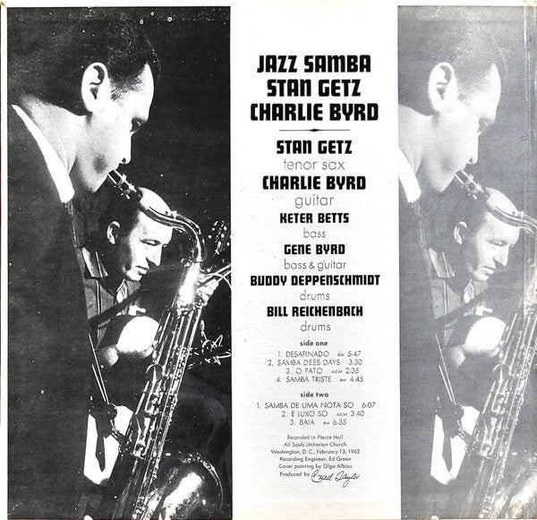 Stan Getz / Charlie Byrd ~ Jazz Samba (Vinyl) - Djungel & Jazz