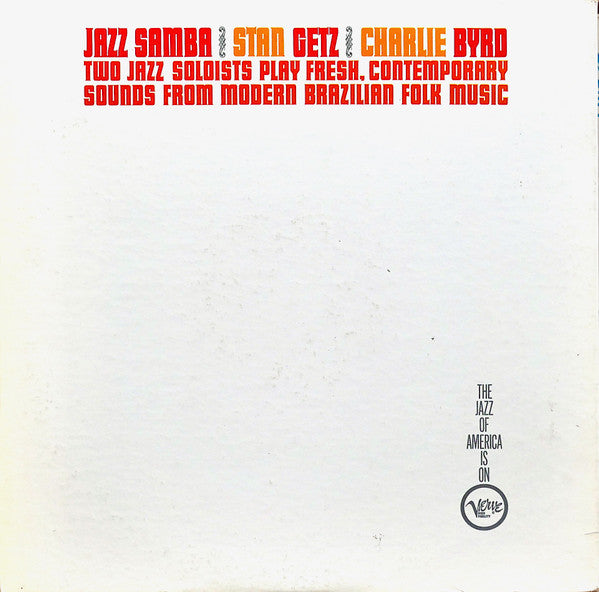 Stan Getz / Charlie Byrd ~ Jazz Samba (Vinyl) - Djungel & Jazz