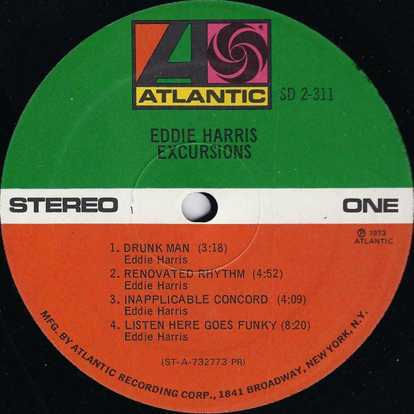Eddie Harris ~ Excursions (Vinyl) - Djungel & Jazz