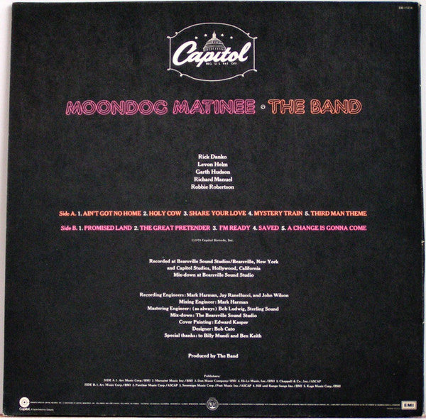 The Band ~ Moondog Matinee (Vinyl) - Djungel & Jazz