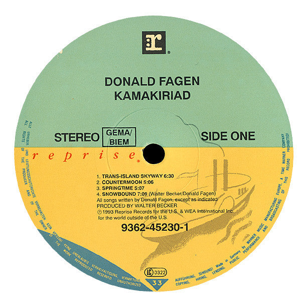 Donald Fagen ~ Kamakiriad (Vinyl) - Djungel & Jazz