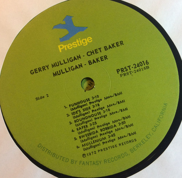 Gerry Mulligan, Chet Baker ~ Mulligan / Baker (Vinyl) - Djungel & Jazz