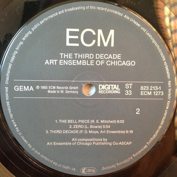 Art Ensemble Of Chicago ~ The Third Decade (Vinyl) - Djungel & Jazz