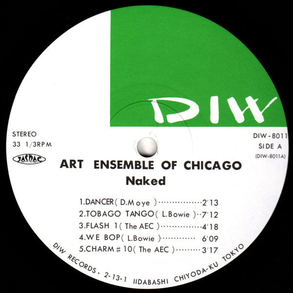 Art Ensemble Of Chicago ~ Naked (Vinyl) - Djungel & Jazz