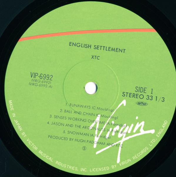 XTC : English Settlement (LP, Album)