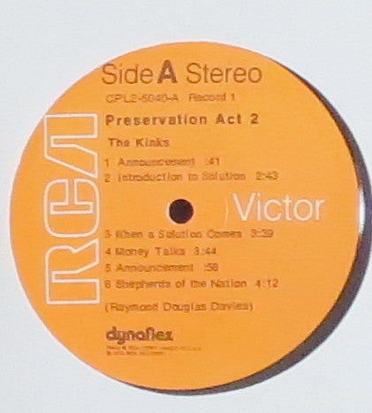 The Kinks ~ Preservation Act 2 (Vinyl) - Djungel & Jazz