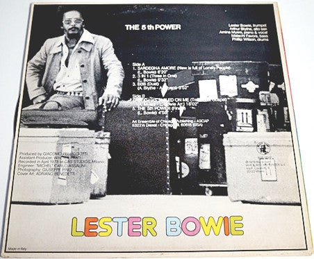 Lester Bowie ~ The 5th Power (Vinyl) - Djungel & Jazz