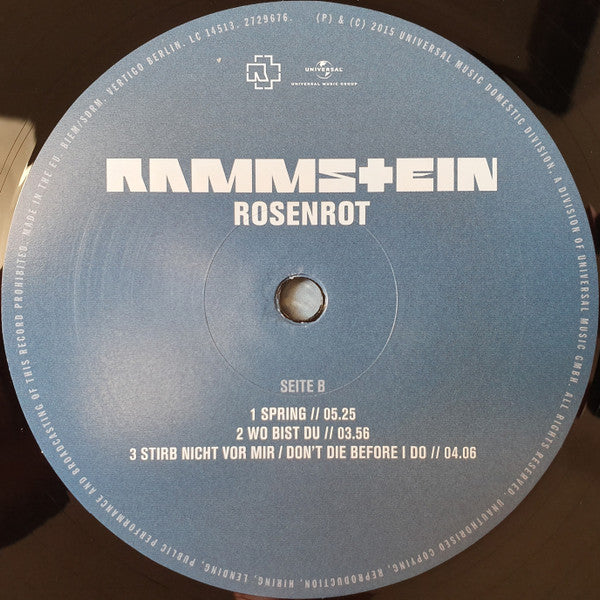 Rammstein ~ Rosenrot (Vinyl) - Djungel & Jazz