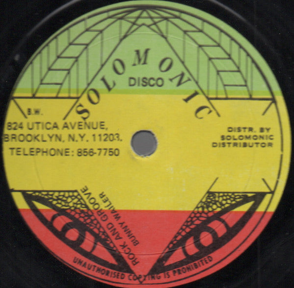 Bunny Wailer : Galong So / Rock And Groove (12")
